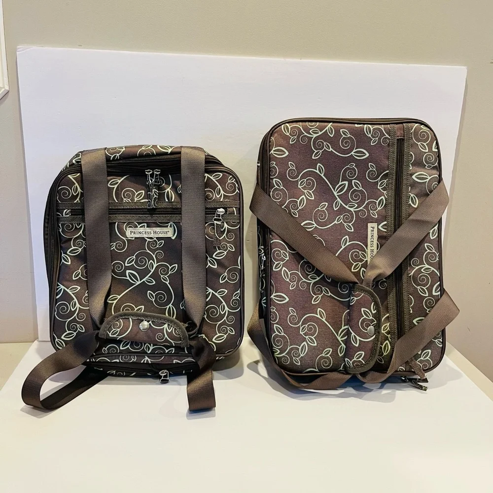 Princess House Cook & Carry Totes Set of 2 Food Storage Travel Bags - Picture 1 of 13